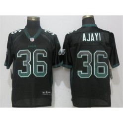 Philadelphia Eagles #36 Jay Ajayi Black Drift Fashion Elite Nike NFL Men Jersey