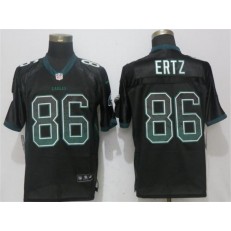 Philadelphia Eagles #86 Zach Ertz Black Drift Fashion Elite Nike NFL Men Jersey