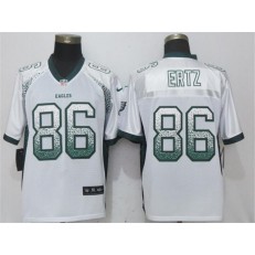 Philadelphia Eagles #86 Zach Ertz White Drift Fashion Elite Nike NFL Men Jersey