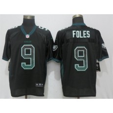 Philadelphia Eagles #9 Nick Foles Black Drift Fashion Elite Nike NFL Men Jersey