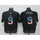 Philadelphia Eagles #9 Nick Foles Black USA Flag Fashion Elite Nike NFL Men Jersey