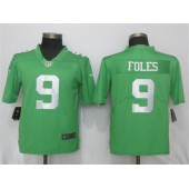 Philadelphia Eagles #9 Nick Foles Green 2017 Vapor Untouchable Player Limited Nike NFL Men Jersey