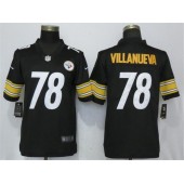 Pittsburgh Steelers #78 Alejandro Villanueva Black Vapor Untouchable Limited Nike NFL Men Jersey