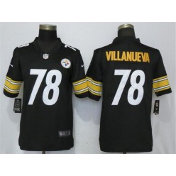 Pittsburgh Steelers #78 Alejandro Villanueva Black Vapor Untouchable Limited Nike NFL Men Jersey