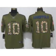 San Francisco 49ers #10 Jimmy Garoppolo Green Salute To Service Limited Nike NFL Men Jersey
