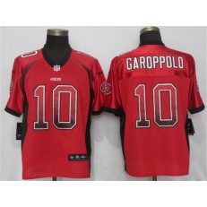 San Francisco 49ers #10 Jimmy Garoppolo Red Drift Fashion Elite Nike NFL Men Jersey