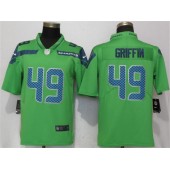 Seattle Seahawks #49 Shaquem Griffin Green Vapor Untouchable Limited Nike NFL Men Jersey
