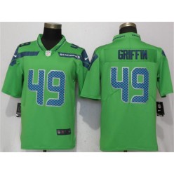 Seattle Seahawks #49 Shaquem Griffin Green Vapor Untouchable Limited Nike NFL Men Jersey