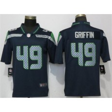 Seattle Seahawks #49 Shaquem Griffin Navy Vapor Untouchable Limited Nike NFL Men Jersey