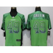 Seattle Seahawks #49 Shaquill Griffin Green Drift Fashion Elite Nike NFL Men Jersey