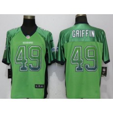 Seattle Seahawks #49 Shaquill Griffin Green Drift Fashion Elite Nike NFL Men Jersey