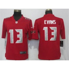 Tampa Bay Buccaneers #13 Mike Evans Red Color Rush Limited Nike NFL Men Jersey