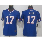 Women Nike Buffalo Bills #17 Josh Allen Blue Vapor Untouchable Limited NFL Jersey