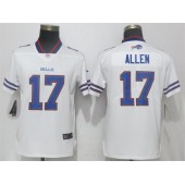 Women Nike Buffalo Bills #17 Josh Allen White Vapor Untouchable Limited NFL Jersey