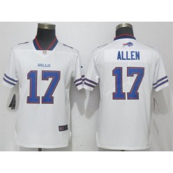 Women Nike Buffalo Bills #17 Josh Allen White Vapor Untouchable Limited NFL Jersey