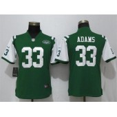 Women Nike New York Jets #33 Jamal Adams Green Vapor Untouchable Limited NFL Jersey