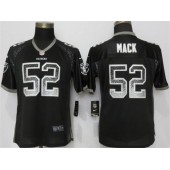 Women Nike Oakland Raiders #52 Khalil Mack Black Drift Fashion NFL Jersey