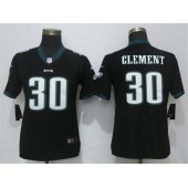 Women Nike Philadelphia Eagles #30 Corey Clement Black Vapor Untouchable Player Limited NFL Jersey