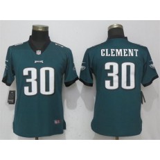 Women Nike Philadelphia Eagles #30 Corey Clement Green Vapor Untouchable Player Limited NFL Jersey