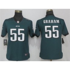 Women Nike Philadelphia Eagles #55 Brandon Graham Green Vapor Untouchable Limited NFL Jersey