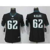 Women Nike Philadelphia Eagles #62 Jason Kelce Black Vapor Untouchable Player Limited NFL Jersey