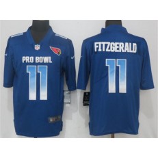 Arizona Cardinals #11 Larry Fitzgerald Royal NFC 2018 Pro Bowl Game Nike NFL Men Jersey