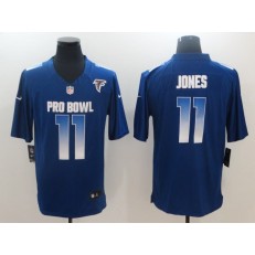 Atlanta Falcons #11 Julio Jones Royal NFC 2018 Pro Bowl Game Nike NFL Men Jersey