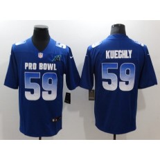Carolina Panthers #59 Luke Kuechly Royal NFC 2018 Pro Bowl Game Nike NFL Men Jersey