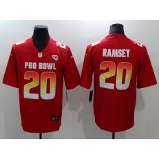 Jacksonville Jaguars #20 Jalen Ramsey Red AFC 2018 Pro Bowl Game Nike NFL Men Jersey