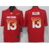 Los Angeles Chargers #13 Keenan Allen Red AFC 2018 Pro Bowl Game Nike NFL Men Jersey