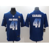 New Orleans Saints #41 Alvin Kamara Royal NFC 2018 Pro Bowl Game Nike NFL Men Jersey
