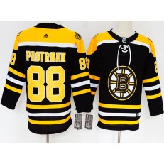 Boston Bruins #88 David Pastrnak Black Women Adidas Jersey