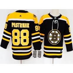 Boston Bruins #88 David Pastrnak Black Women Adidas Jersey