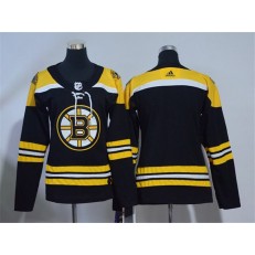 Boston Bruins Blank Black Women Adidas Jersey