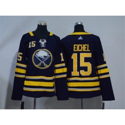 Buffalo Sabres #15 Jack Eichel Navy Women Adidas Jersey