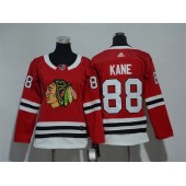 Chicago Blackhawks #88 Patrick Kane Red Women Adidas Jersey