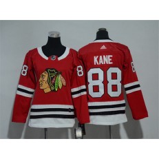 Chicago Blackhawks #88 Patrick Kane Red Women Adidas Jersey