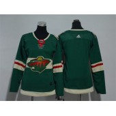 Minnesota Wild Blank Green Women Adidas Jersey