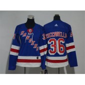New York Rangers #36 Mats Zuccarello Blue Women Adidas Jersey