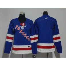 New York Rangers Blank Blue Women Adidas Jersey