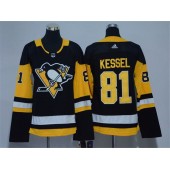 Pittsburgh Penguins #81 Phil Kessel Black Women Adidas Jersey