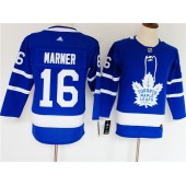 Toronto Maple Leafs #16 Mitch Marner Blue Women Adidas Jersey
