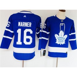 Toronto Maple Leafs #16 Mitch Marner Blue Women Adidas Jersey