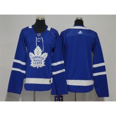 Toronto Maple Leafs Blank Blue Women Adidas Jersey