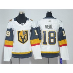 Vegas Golden Knights #18 James Neal White Women Adidas Jersey