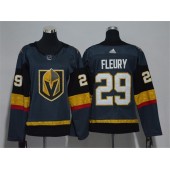 Vegas Golden Knights #29 Marc-Andre Fleury Gray Women Adidas Jersey