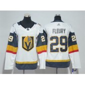 Vegas Golden Knights #29 Marc-Andre Fleury White Women Adidas Jersey