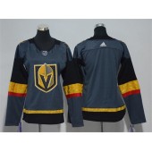 Vegas Golden Knights Blank Gray Women Adidas Jersey