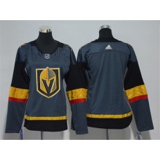 Vegas Golden Knights Blank Gray Women Adidas Jersey