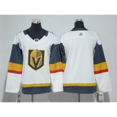 Vegas Golden Knights Blank White Women Adidas Jersey